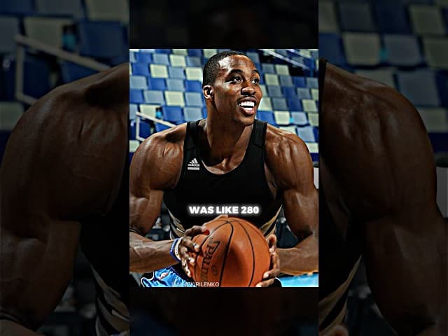 Dwight Howard says he got TOO swole 😳💪