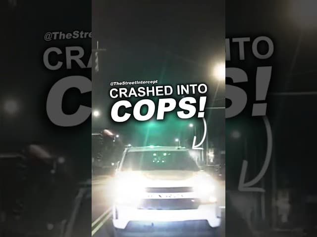 Drunk Girl Slams Truck Into Police Car 🥴