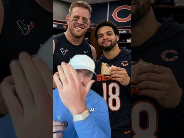 JJ Watt and Caleb Williams just pulled of the greatest NFL inside job of all time, and knocked