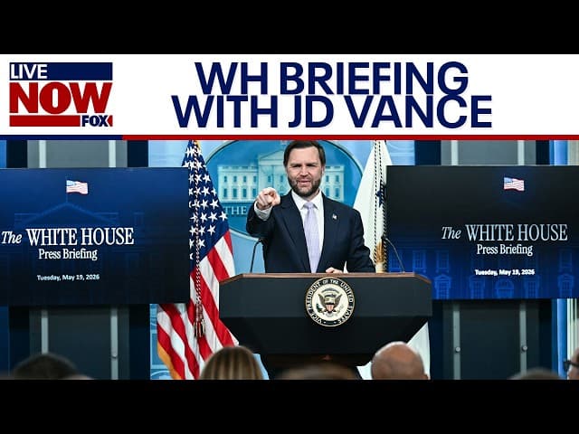 VP Vance hosts White House press briefing