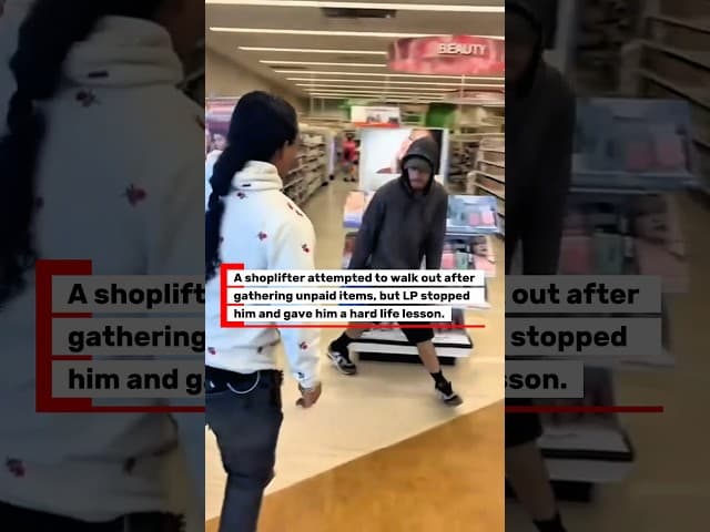 Shoplifter Tried to Act Tough and Got Humbled Instantly 😬