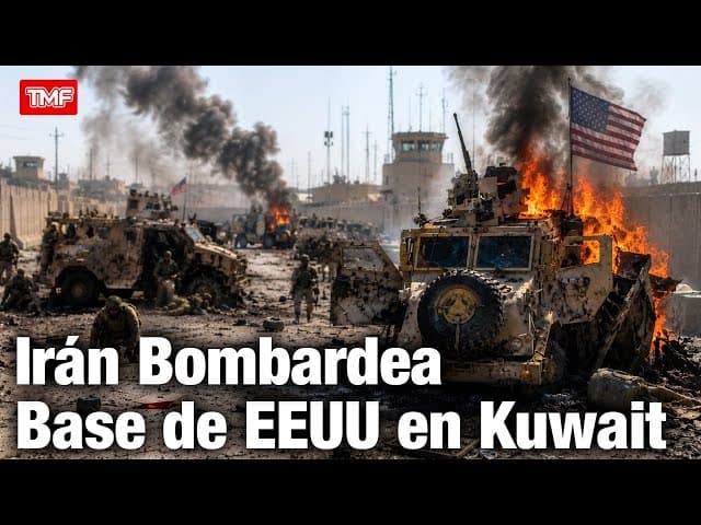 🚨 Irán Bombardea Base Militar de EEUU en Kuwait en Venganza