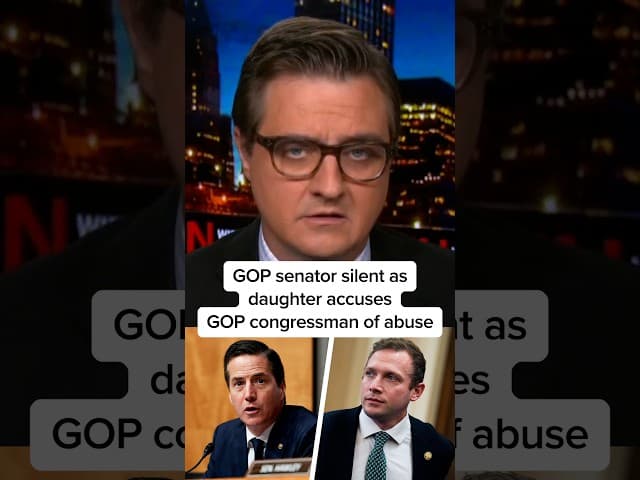 GOP senator silent as daughter accuses Republican congressman of abuse