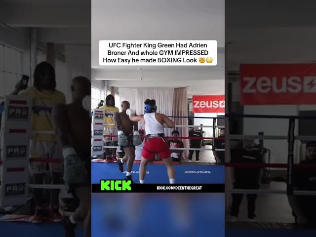 UFC Fighter King Green Had Adrien Broner And whole GYM IMPRESSED How Easy he made BOXING Look🤯