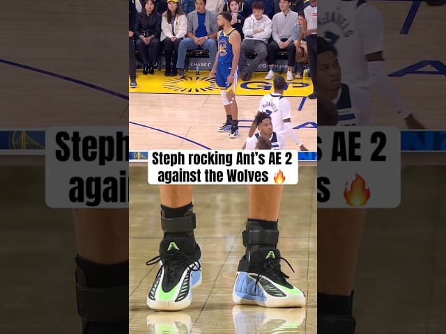 Steph showing love to Anthony Edwards 🤝