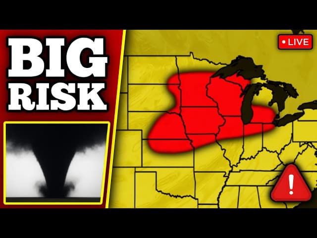 🔴 BREAKING TORNADO ON THE GROUND - Tornadoes Possible With LIVE Storm Chasers...