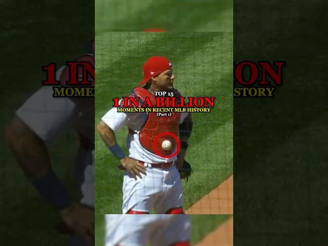 Top 15 1 In A Billion Moments in MLB History | Part 1