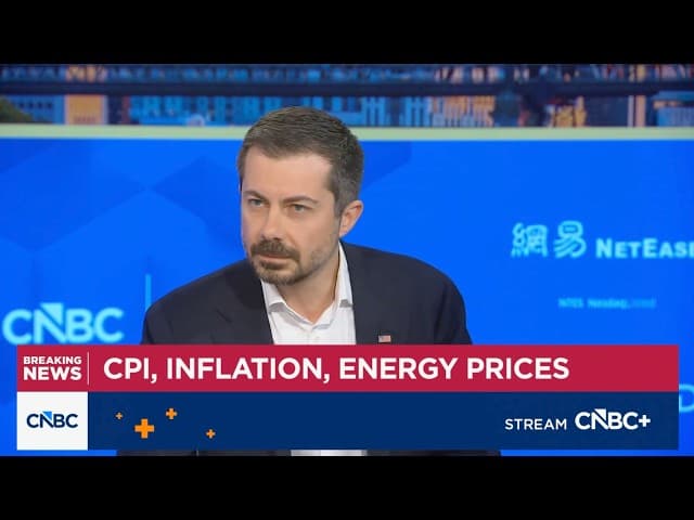 Pete Responds to Breaking Inflation News, Live on Squawk Box