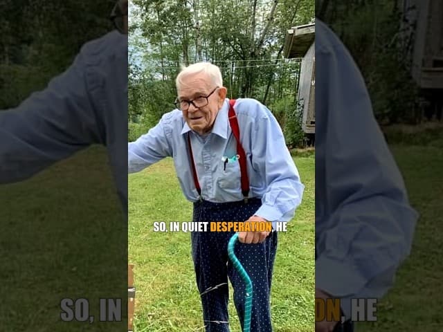 85 Year Old’s Mower Was Stolen So He Posted a Yard Sign, Then a Stranger Knocked on His Door