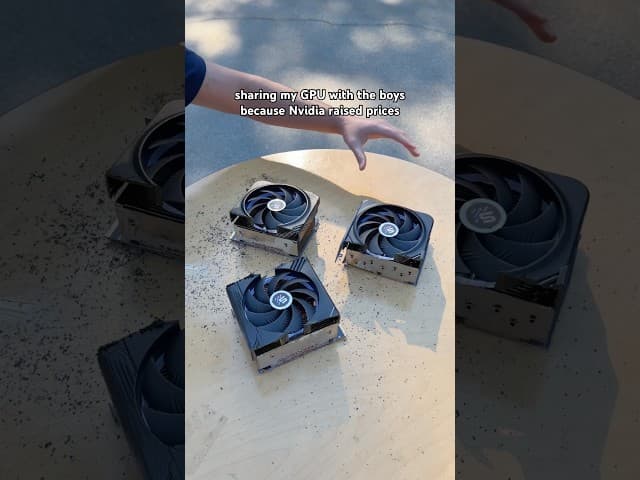 “Sharing GPU with the boys” 💀 #pcgaming #pcgamer #nvidia