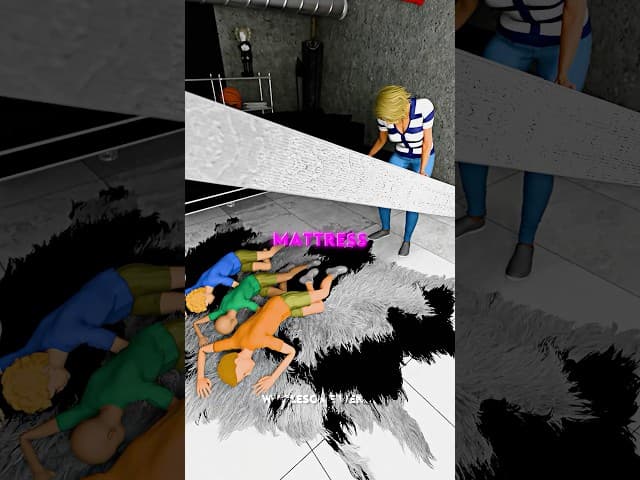 She Pulled A Matress Over Them…🤔