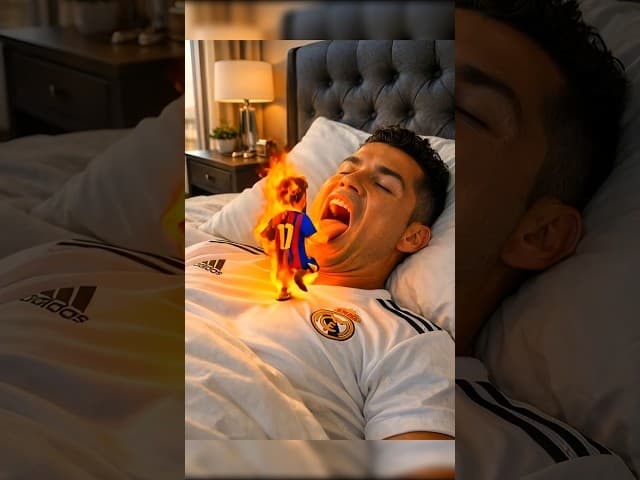 Ronaldo turns everything to fire.😭