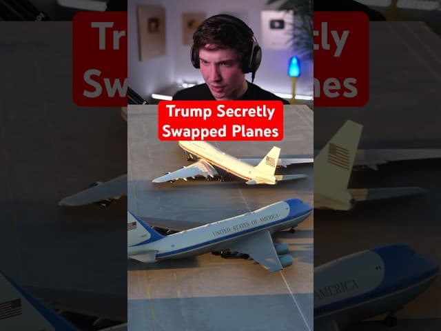 Trump Secretly Swapped Planes