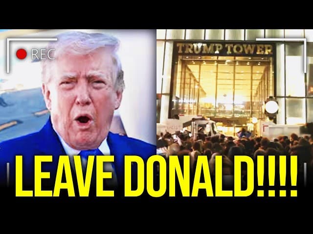 Trump Realizes EVERYONE HATES HIM in NYC