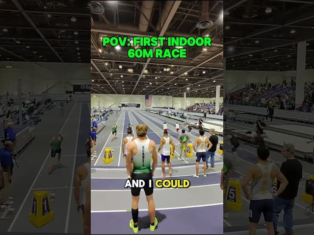First Indoor 60M Race🤯