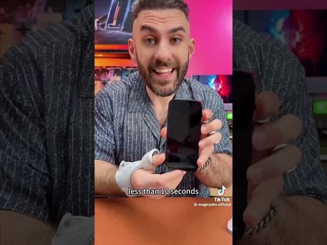 Magic John has the new Phone Screen Protector it's unbreakable