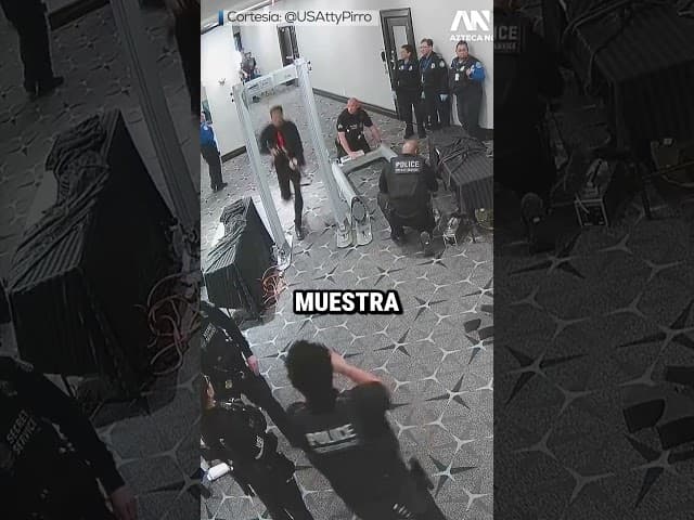 Video muestra el momento del incidente en la cena de Trump #Atentado #Noticia