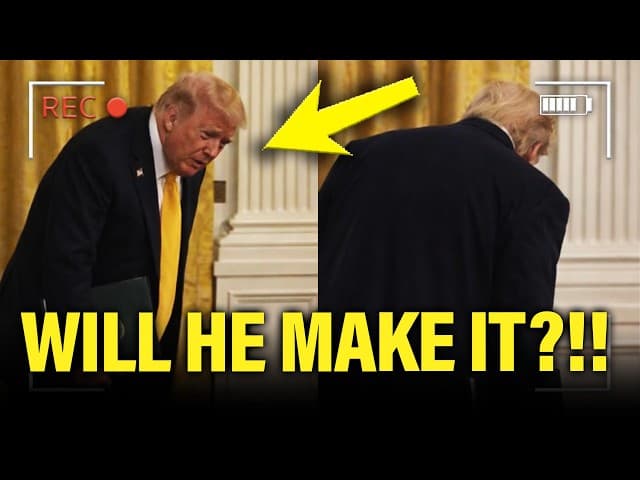 Trump’s Health VISIBLY CRASHES as War RUINS HIS LIFE!!!