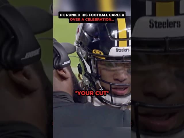 He Ended His Career Over A Celebration...😂 #nfl #shorts