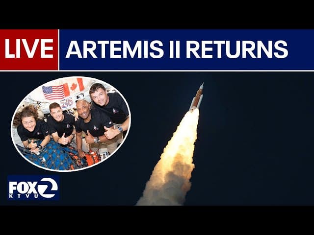 LIVE: NASA Artemis II splashdown off California coast | Watch live coverage from KTVU