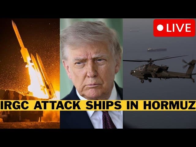 🚨 BREAKING: Clashes Erupt In Strait Of Hormuz - U.S. Deploy Troops Towards Iran