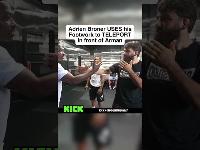 Adrien Broner uses his Footwork to TELEPORT in front of Arman Tsarukyan