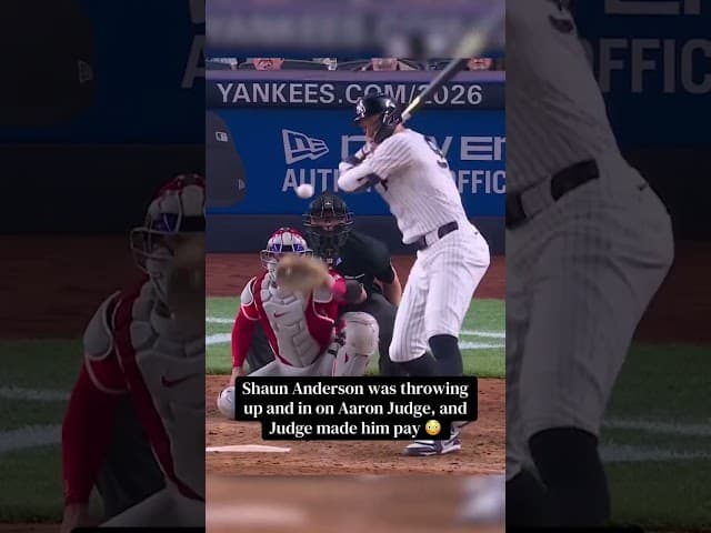 Aaron Judge took that personally 😅