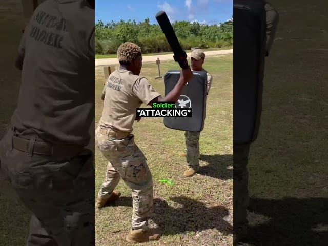 Soldier Loses It During Pepper Spray Training