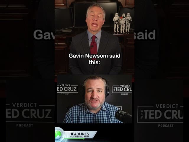 Newsom’s Response to Cruz Backfires Fast #gavinnewsom #tedcruz #shorts #shortsfeed