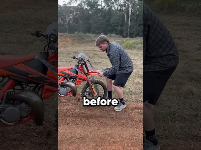 Why Are Motorbikes Lowered Before a Race?