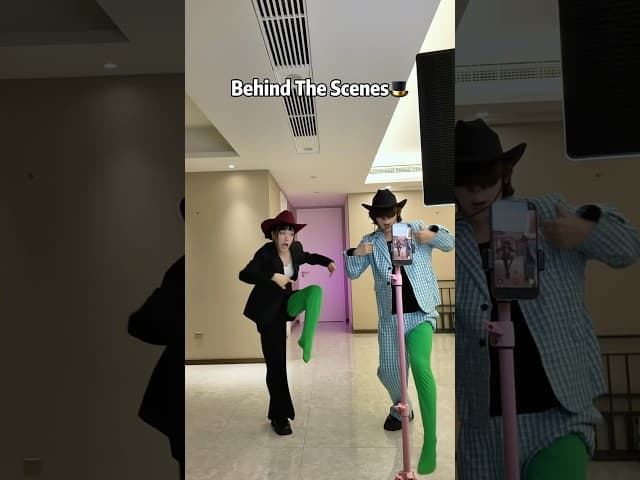 So how do we actually shoot this：#michaeljackson #dance #funny #zoey #couple #behindthescenes