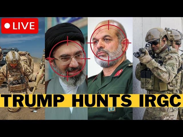LIVE: U.S. Begin Hunting Down IRGC Leaders In Iran - Israel Launch Strikes On Hezbollah