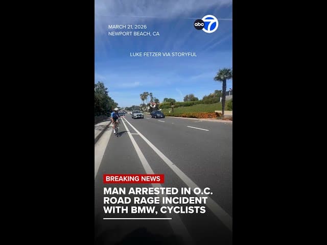 Arrest made in SoCal road rage incident caught on video