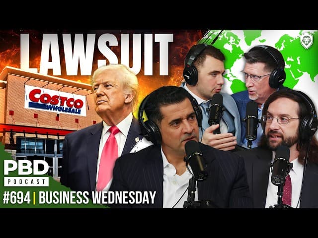 Tim Walz Probed, Costco SUES Trump, Beckham's $100M Problem + Mamdani Protests Starbucks | PBD | 694