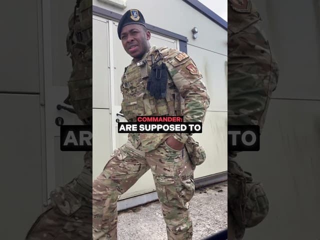 Troop Doesn't Realise Who He's Talking To
