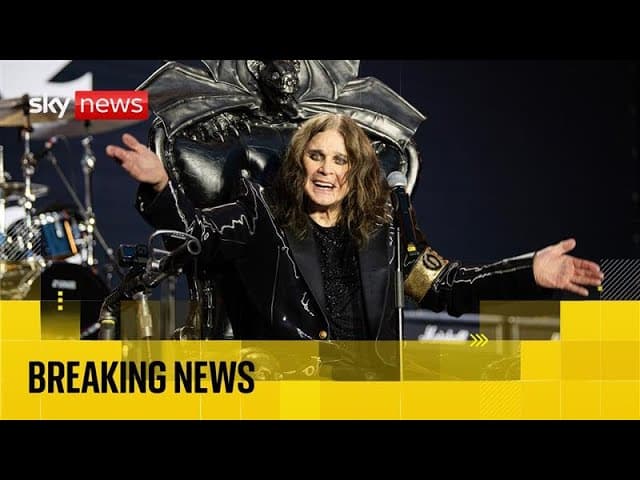 Ozzy Osbourne has died at the age of 76, just weeks after farewell show in Birmingham