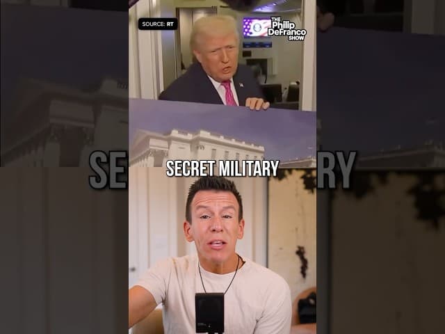 Trump Building Secret Military Complex Under White House