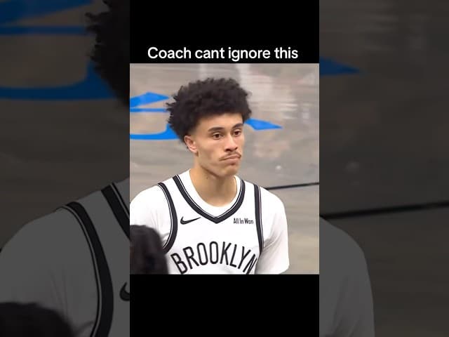 When your coach can’t ignore you anymore #nba