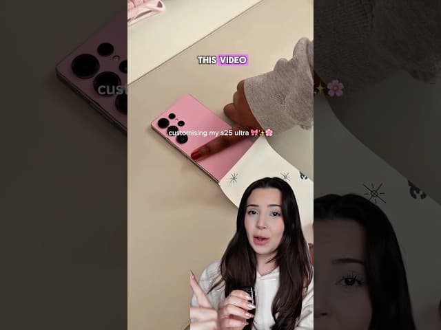 Making my galaxy S26 ultra PINK! #s26ultra #pinkphone #android