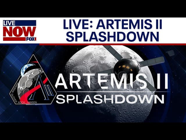 LIVE: NASA officials give press conference after Artemis II splashdown
