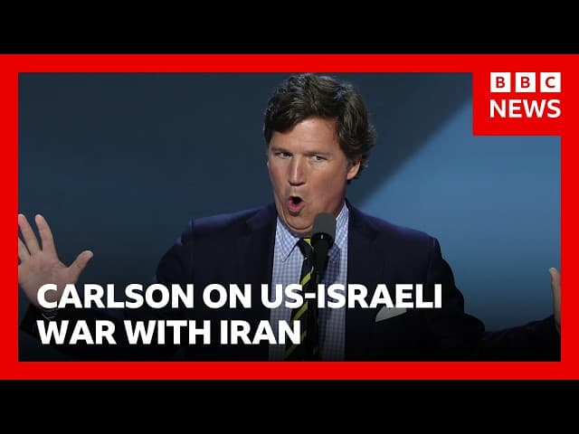 Tucker Carlson splits with Trump over Iran | Sunday with Laura Kuenssberg