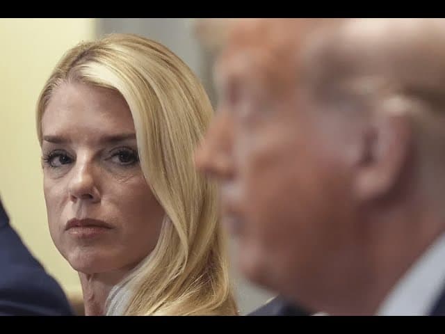 Pam Bondi CAUGHT covering for Trump over Epstein