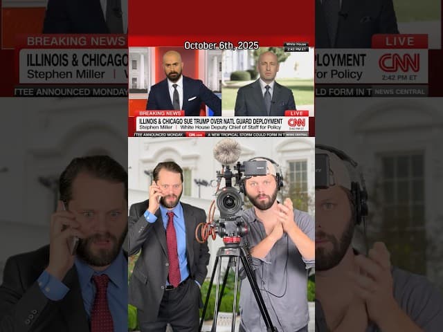 Stephen Miller freezes after saying “plenary authority”