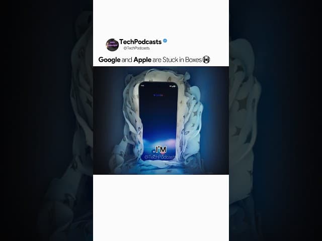 Google and Apple stuck in boxes