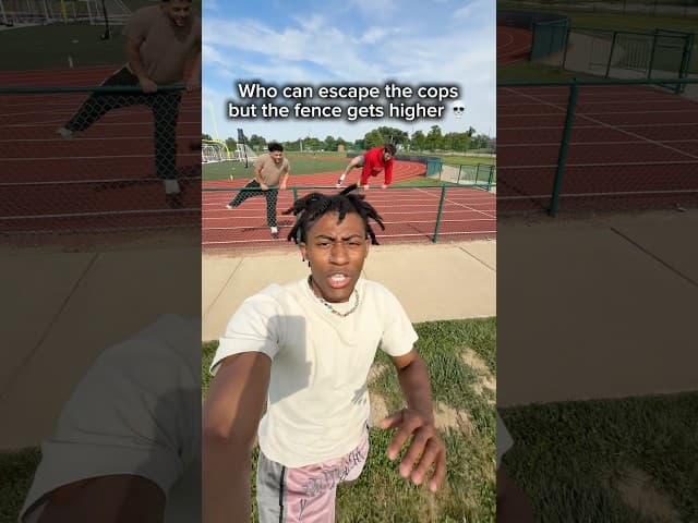 Escaping Police but the Fence gets Higher💀