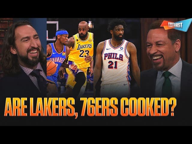 Lakers CAN'T win series vs OKC after Game 1 blowout loss, Knicks-76ers series OVER w/ Embiid out 👀