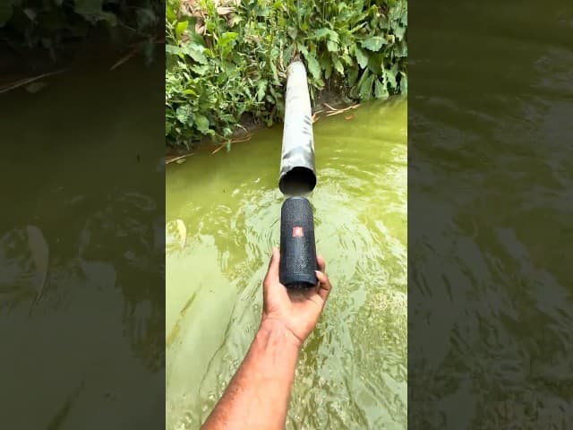 Jbl flip 2 bass in water pipe drop