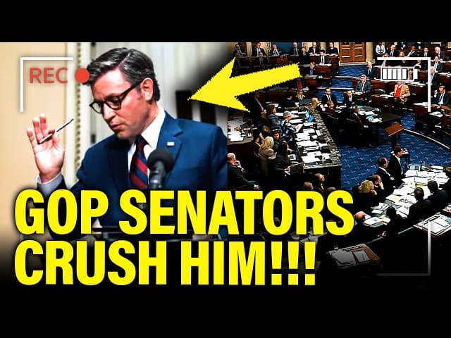MAGA Mikes PANICS as GOP Senate VOTES AGAINST HIM…at 2 AM!!!