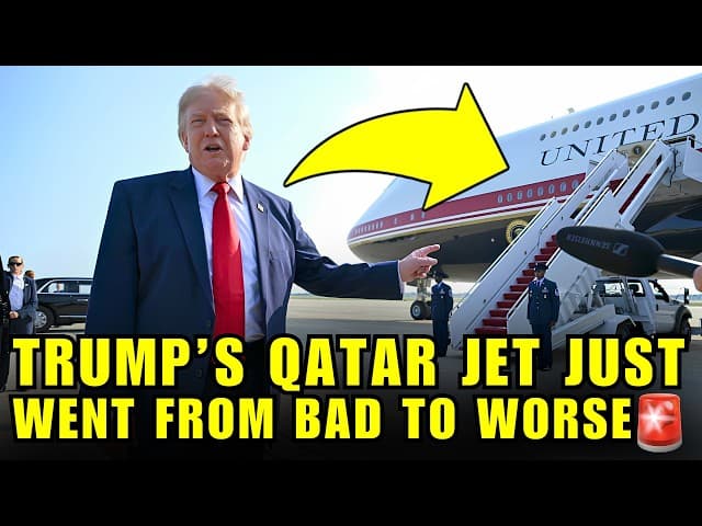 🚨Trump's Qatari Jet Just BACKFIRED with HISTORIC BOMBSHELL