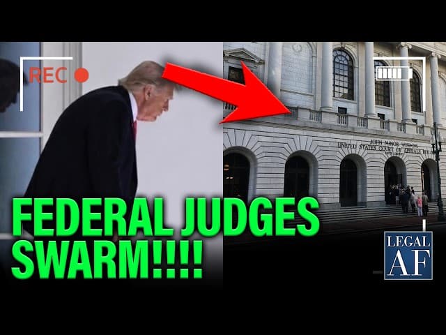 Trump STUNNED as Federal Judges SWARM!!!
